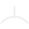Ekena Millwork Archdale Architectural Grade PVC Gable Bracket, 108"W x 67 1/2"H x 2"D x 6"F, 15/12 Pitch GBP108X68X0206ARC00 - alternate 3